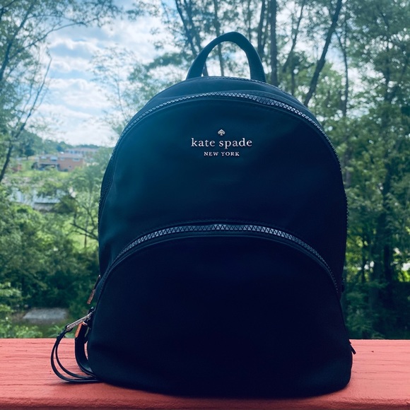 Kate Spade Karissa Nylon Medium Backpack (Black)